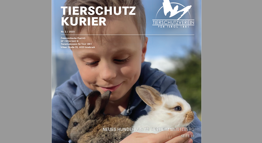 TIERSCHUTZKURIER 2/2023 IST ONLINE